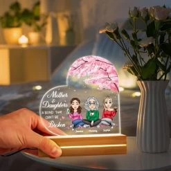 A Bond Between Mom & Daughter Personalized LED Night Light 10 A Bond Between Mom & Daughter Personalized LED Night Light -Gift Series Store A Bond Between Mom Daughter Personalized LED Night Light 20