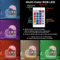 A Bond Between Mom & Daughter Personalized LED Night Light 12 A Bond Between Mom & Daughter Personalized LED Night Light -Gift Series Store A Bond Between Mom Daughter Personalized LED Night Light 22