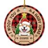 A Hairy Xmas Christmas Gift For Dog Lovers Personalized Ornament -Gift Series Store A Hairy Xmas Christmas Gift For Dog Lovers Personalized Ornament