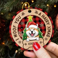 A Hairy Xmas Christmas Gift For Dog Lovers Personalized Ornament 13 A Hairy Xmas Christmas Gift For Dog Lovers Personalized Ornament -Gift Series Store A Hairy Xmas Christmas Gift For Dog Lovers Personalized Ornament 4