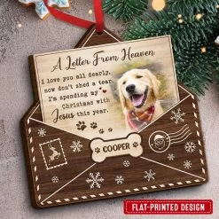 A Heaven Letter Memorial Dog Personalized Ornament 13 A Heaven Letter Memorial Dog Personalized Ornament -Gift Series Store A Heaven Letter Memorial Dog Personalized Ornament 2