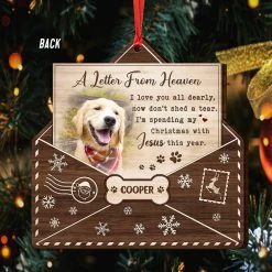 A Heaven Letter Memorial Dog Personalized Ornament 15 A Heaven Letter Memorial Dog Personalized Ornament -Gift Series Store A Heaven Letter Memorial Dog Personalized Ornament 4