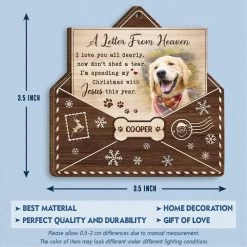 A Heaven Letter Memorial Dog Personalized Ornament 17 A Heaven Letter Memorial Dog Personalized Ornament -Gift Series Store A Heaven Letter Memorial Dog Personalized Ornament 6