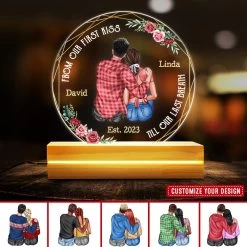 Anniversary Gift Couple From First Kiss Personalized Led Night Light 15 Anniversary Gift Couple From First Kiss Personalized Led Night Light -Gift Series Store Anniversary Gift Couple From First Kiss Personalized Led Night Light 6