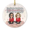 Besties Forever Personalized Christmas Ornament For Best Friend -Gift Series Store Besties Forever Personalized Christmas Ornament for Best Friend