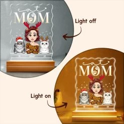Cat Mom Personalized Led Night Light For Cat Lovers -Gift Series Store Cat Mom Personalized Led Night Light for Cat Lovers 11