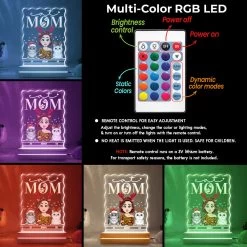 Cat Mom Personalized Led Night Light For Cat Lovers -Gift Series Store Cat Mom Personalized Led Night Light for Cat Lovers 12