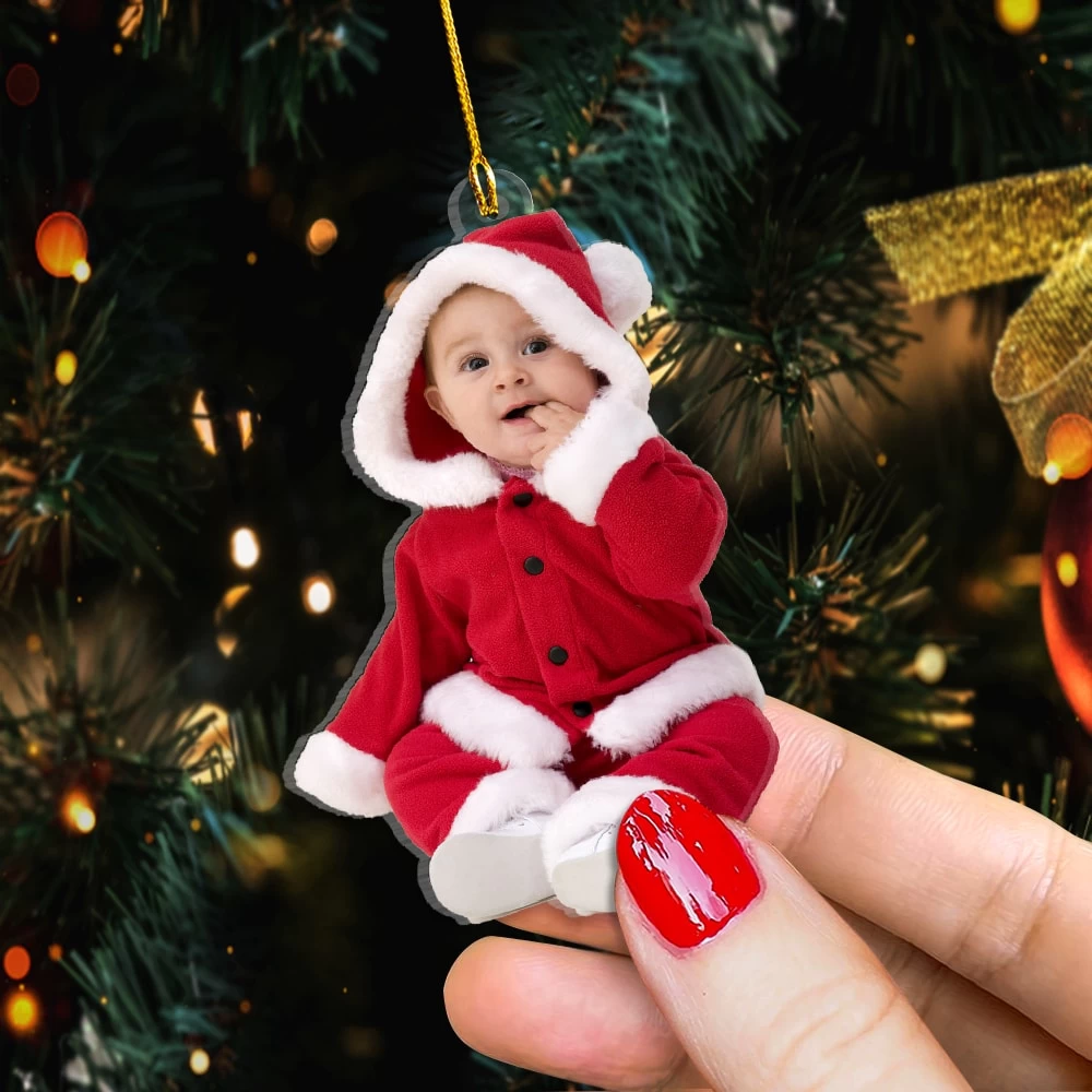 Custom Photo Cut Shape Personalized Ornament 7 Custom Photo Cut Shape Personalized Ornament - Image 5