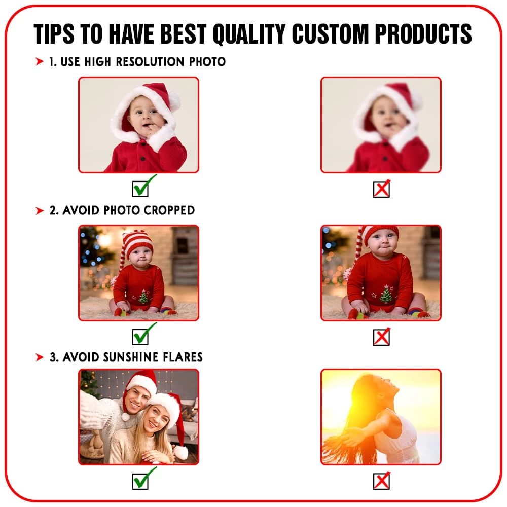 Custom Photo Cut Shape Personalized Ornament 10 Custom Photo Cut Shape Personalized Ornament - Image 8