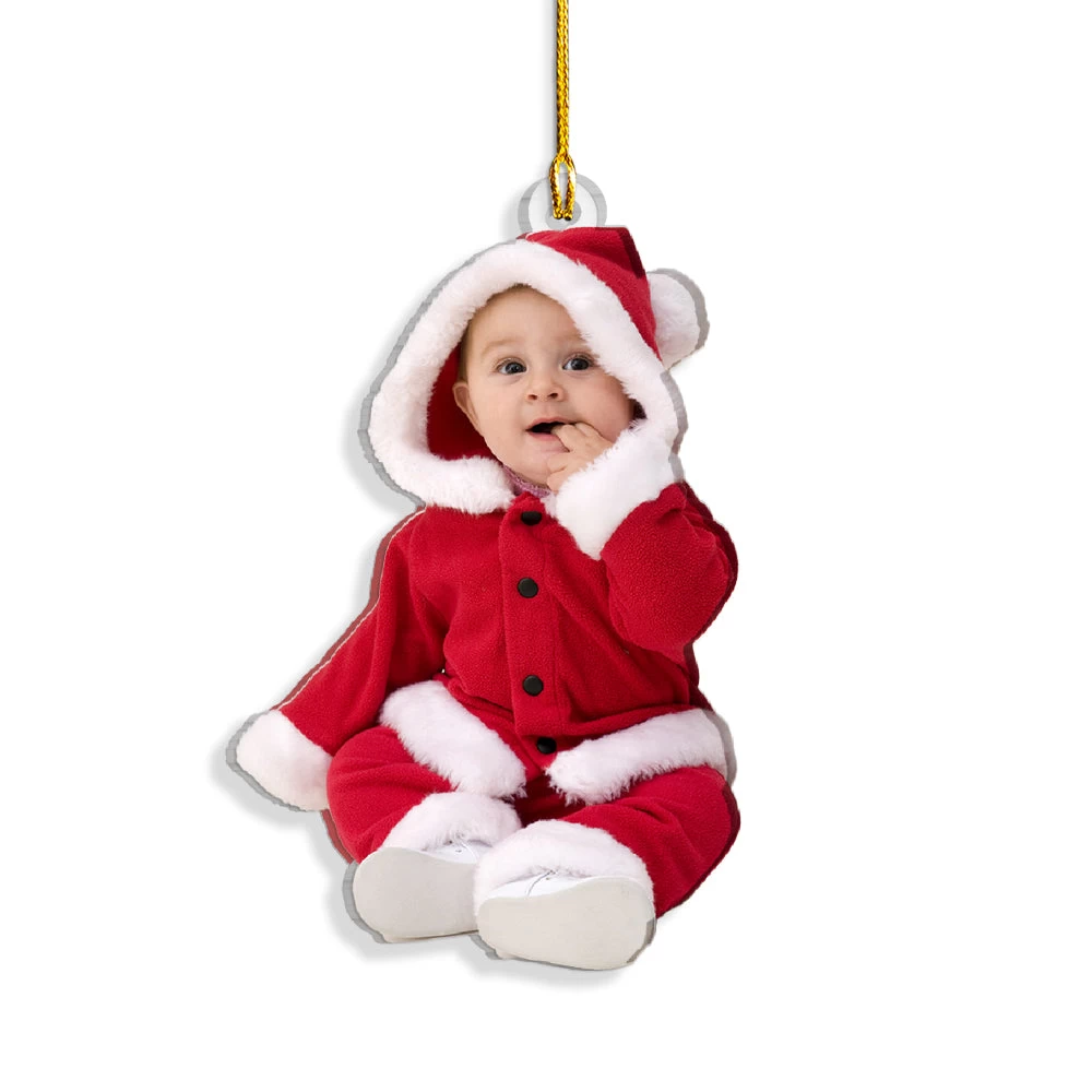 Custom Photo Cut Shape Personalized Ornament 4 Custom Photo Cut Shape Personalized Ornament - Image 2