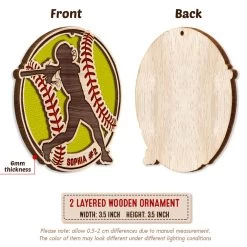 Softball Girl Personalized Ornament -Gift Series Store FASJLWNNLI05062301220mk6