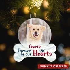 Forever In My Heart Memorial Dog Custom Photo Personalized Ornament -Gift Series Store FASJOSYVHNT26052301520mk2 1