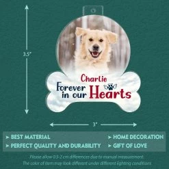 Forever In My Heart Memorial Dog Custom Photo Personalized Ornament -Gift Series Store FASJOSYVHNT26052301520mk6 1