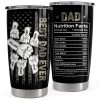 Best Dad Ever Dad Nutrition Facts Personalized Tumbler Cup 1 Best Dad Ever Dad Nutrition Facts Personalized Tumbler Cup -Gift Series Store FASJTBLIVH240423003 mk1