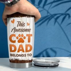 Awesome Cat Dad Personalized Tumbler Cup -Gift Series Store FASJTBNTHT260423012 mk5