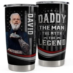 The Man The Myth The Legend Personalized Tumbler Cup