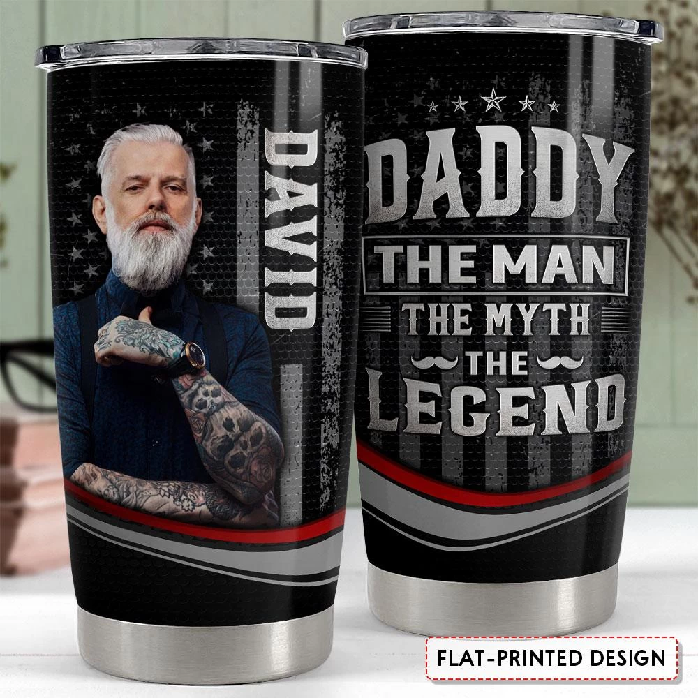 The Man The Myth The Legend Personalized Tumbler Cup 4 The Man The Myth The Legend Personalized Tumbler Cup - Image 2