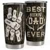 Best Buckin' Dad Ever Personalized Hunting Tumbler Cup -Gift Series Store FASJTBNTMP280423001 mk1