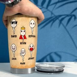 Chillin' In Dad Balls Personalized Funny Tumbler Cup -Gift Series Store FASJTBNTQY250423006 mk5