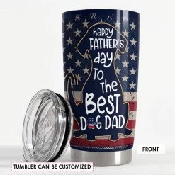 Happy Father Day Dog Dad Personalized Tumbler Cup -Gift Series Store FASJTBNTQY260423001 mk3