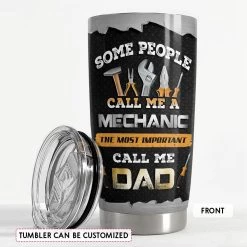 Mechanic Dad Personalized Tumbler Cup -Gift Series Store FASJTBNTQY280423003 mk3