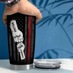 Firefighter Dad Like A Normal Dad Just Cooler Personalized Tumbler Cup -Gift Series Store FASJTBNTVH260423013 mk5