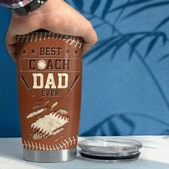 Best Coach Dad Ever Personalized Tumbler Cup -Gift Series Store FASJTBNTVH280423002 mk5