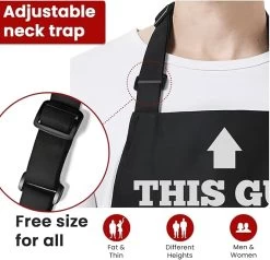 Funny Aprons For Men With Pockets - Birthday Father’s Day Cooking Grilling BBQ Gifts For Papa Husband Dad Chef 11 Funny Aprons For Men With Pockets - Birthday Father’s Day Cooking Grilling BBQ Gifts For Papa Husband Dad Chef -Gift Series Store FBSJAPLTHA271223001 mk4