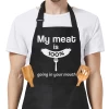 Funny Aprons For Men With Pockets - Anniversary Valentines Day Birthday Apron Gift For Husband Dad