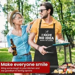 Funny Apron For Men With Pockets - Father’s Day Birthday Kitchen Apron Chef Gifts For Dad Husband Papa -Gift Series Store FBSJAPQDHA030124003 mk6