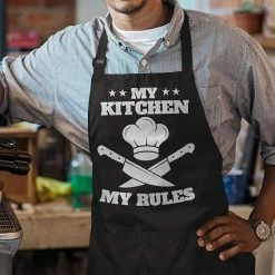 Apron For Men With Pockets - Cooking Baking Grilling BBQ Kitchen Aprons Gifts For Dad On Birthday Father's Day -Gift Series Store FBSJAPQDPV080124001 mk5