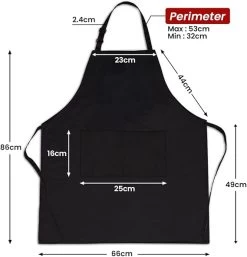 Funny Aprons For Men With Pockets - Father's Day Birthday Grilling Cooking BBQ Gifts For Dad Husband -Gift Series Store FBSJAPQDPV090124001 mk3