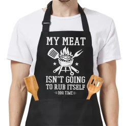 Funny Aprons For Men With Pockets - Father's Day Birthday Apron Gifts For Dad Husband Mens