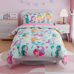 Mermaid Bedding Full For Girls, Ultra Soft Microfiber Comforter Set Full Size With 4-Pieces, Comforters Bed Sets For Kid Children Teen Tween Bedroom Decor -Gift Series Store FBSJBSCINT100424001 20mk4 7925b5db f9b8 46a5 97f2 651c8f0314bb