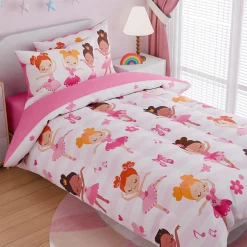 Ballet Twin Bedding Sets For Girls, Ultra Soft Microfiber Comforter Set With 3-Pieces, Comforters Kids Bed Set For Children Teen Tween Bedroom Decor -Gift Series Store FBSJBSCINT100424002 20mk3