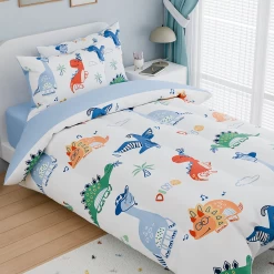 Dinosaurs Bedding Full Set For Boys Kids Children, Ultra Soft Microfiber Comforter Set With 4-Pieces, Comforters Bed Sets Bedroom Decor -Gift Series Store FBSJBSHONT080424001 20mk3 da444d1e 8dce 42d6 8122 a13e4ffcb384