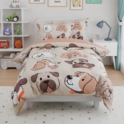 Dog Kids Bedding Set For Girls Boys, Ultra Soft Microfiber Comforter Set Full Size 4-Pieces, Dogs Comforters Bed Sets For Kid Tween Teen Bedroom Decor -Gift Series Store FBSJBSHUNT110424003 20mk4 765eba6e 61d4 44cf 9413 6472123de4dc