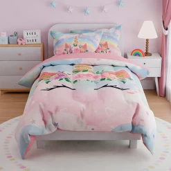 Unicorns Bedding Set For Girls Kids Children, Ultra Soft Microfiber Comforter Set Full Size With 4-Pieces, Comforters Bed Sets Bedroom Decor -Gift Series Store FBSJBSLTNT010424002 20mk4 af84f57d 2987 4f74 9012 a2957a021efc