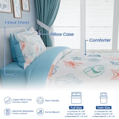 Kids Bedding Set For Girls Boys, Ultra Soft Microfiber Comforter Set Full Size With 4-Pieces, Comforters Bed Sets For Kid Children Teen Tween Bedroom Decor -Gift Series Store FBSJBSLTNT260324001 20mk6 674b921d fda5 4be8 9ca0 dae450407f6d