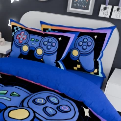 Gamer Comforter Sets For Boys, Ultra Soft Microfiber Comforter Set With 3-Pieces, Video Game Bedding Sets For Kids Children Boy Bedroom Decor 11 Gamer Comforter Sets For Boys, Ultra Soft Microfiber Comforter Set With 3-Pieces, Video Game Bedding Sets For Kids Children Boy Bedroom Decor -Gift Series Store FBSJBSQDNT020424001 20mk5