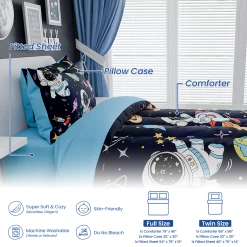 Astronaut Bedding Sets For Boys, Ultra Soft Microfiber Comforter Full Size Set With 4-Pieces, Comforters For Kids Children Boy Bedroom Decor -Gift Series Store FBSJBSQDNT270324001 20mk6 65fcd40f 0eeb 450c bcc8 53d52a9ba124
