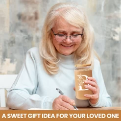 Monogram B Initial Glass Cup 16 Oz Can Coffee Cups With Lid And Straw -Gift Series Store FBSJFSCIPV301223002 20mk7