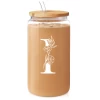 Monogram I Initial Glass Cup 16 Oz Can Coffee Cups With Lid And Straw -Gift Series Store FBSJFSCIPV301223009 20mk1