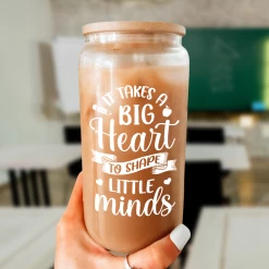 Teacher 16 Oz Can Glass Coffee Cup With Straws - Teacher Appreciation Gift On Birthday Back To School 14 Teacher 16 Oz Can Glass Coffee Cup With Straws - Teacher Appreciation Gift On Birthday Back To School -Gift Series Store FBSJFSNAPV221223001 20mk6