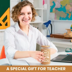 Teacher 16 Oz Can Glass Coffee Cup With Straws - Teacher Appreciation Gift On Birthday Back To School 15 Teacher 16 Oz Can Glass Coffee Cup With Straws - Teacher Appreciation Gift On Birthday Back To School -Gift Series Store FBSJFSNAPV221223001 20mk7