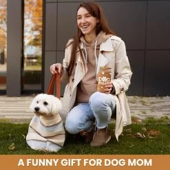 Dog Mom Cup 16 Oz Can Glass Coffee Mug With Bamboo Lid & Straw - Dog Lover Gifts For Women -Gift Series Store FBSJFSNAPV221223002 20mk7