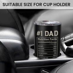 Daddy The Man The Myth The Legend Tumbler With Lid - 20oz Insulated Stainless Steel Mug - Coffee Mug For Sport Office Travel -Gift Series Store FBSJTLTALI050124001 20mk6