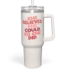 Graduation Gifts For Women She Believed She Could So She Did Tumbler 40oz Stainless Steel Insulated With Handle And Straw, New Job, Going Away, Inspirational Gifts For Her -Gift Series Store FBSJTMLTTT020224001 20mk1