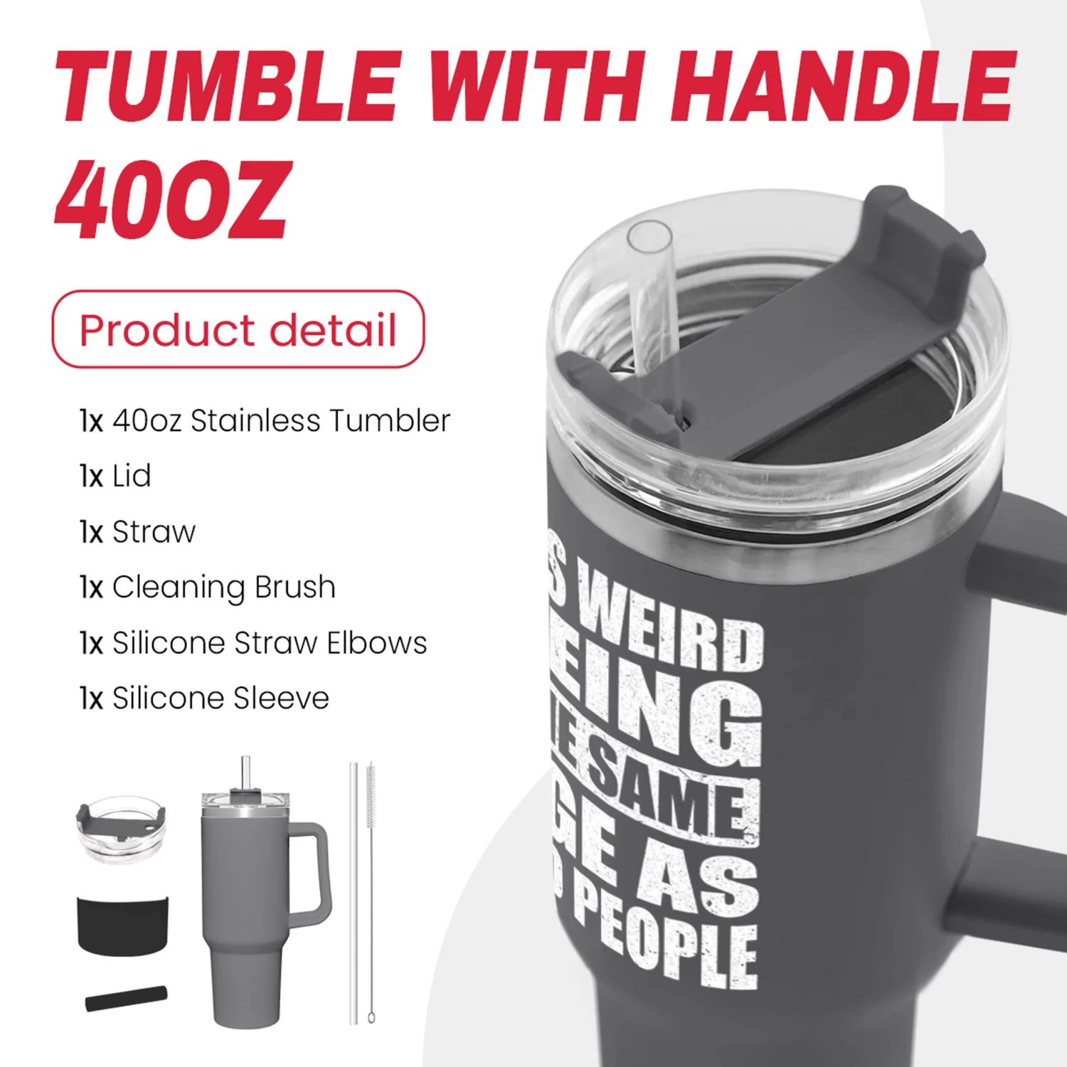 Funny Birthday Gifts For Men - It's Weird Being The Same Age As Old People Tumbler With Handle 40oz Gag Gift Ideas For Grandpa Dad Father Husband Him - 50th 60th 70th 80th Birthday 4 Funny Birthday Gifts For Men - It's Weird Being The Same Age As Old People Tumbler With Handle 40oz Gag Gift Ideas For Grandpa Dad Father Husband Him - 50th 60th 70th 80th Birthday - Image 2