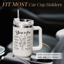 Christian Gifts For Women, Inspiration Gifts Tumbler 40oz Stainless Steel Insulated With Handle And Straw - Mother's Day Birthday Religious Gifts For Mom, Friend, Sister, Grandma -Gift Series Store FBSJTMQDTT180124001 20mk6